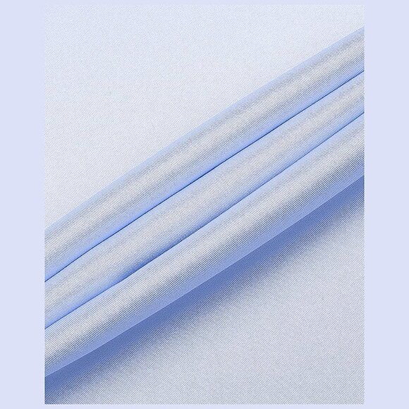 Men's Dress Shirts Long Sleeve Blue - Picture 6 of 8